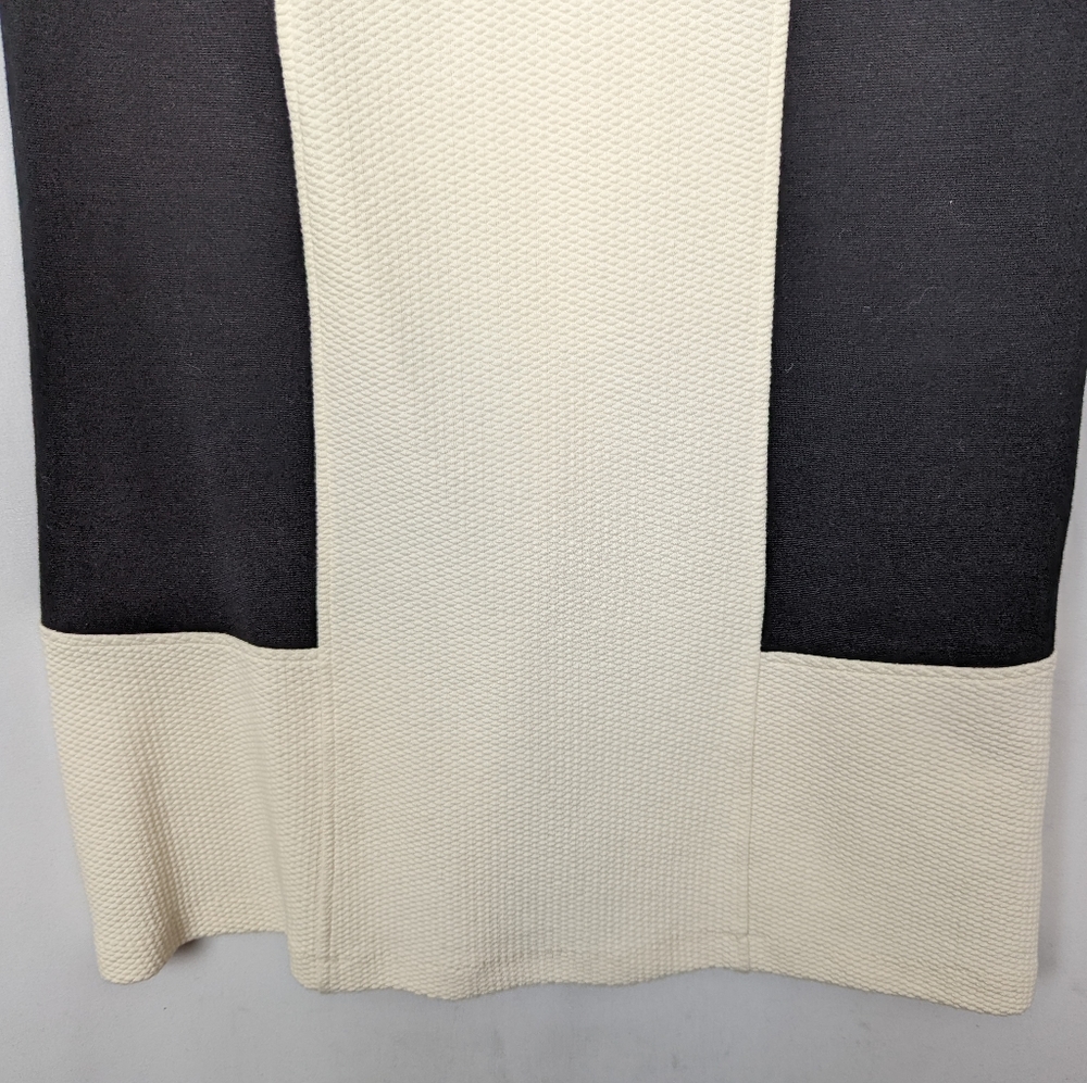 NEW ANTHROPOLOGIE Maeve sz.S Corby Shift  Black Motif Colorblock Panel Dress - Picture 6 of 12